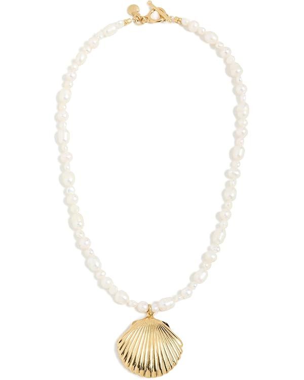 MAYAMAR Women's Shell and Pearl Necklace | Amazon (US)
