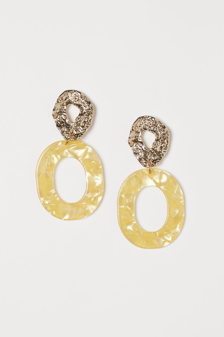 H & M - Earrings - Yellow | H&M (US)