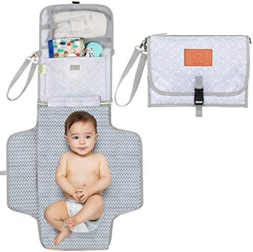 Baby Diaper Changing Pad - Portable Waterproof Diaper Changing Mat - Folding Diaper Changing Stat... | Amazon (US)