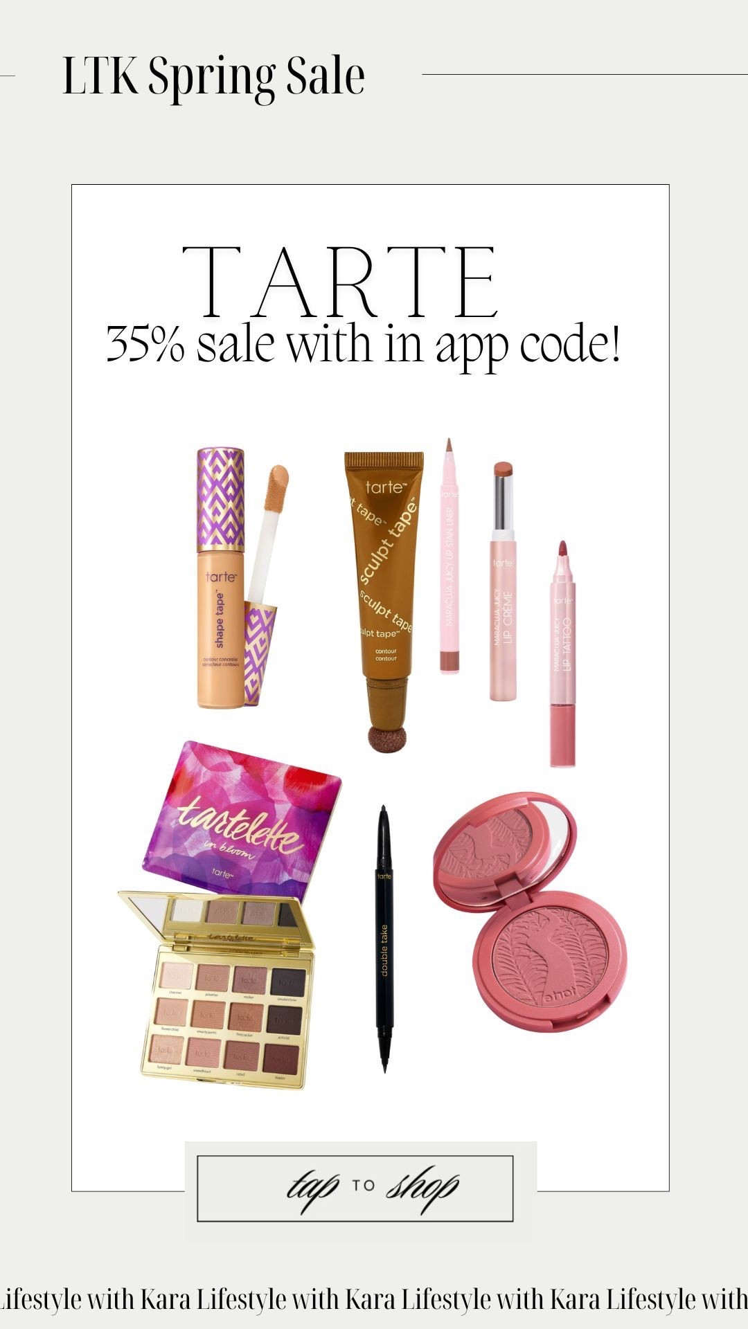 Forever will be a @Tarte girly! Linking my favs time to stock up with this 35% sale with in app code! Just copy promo paste at checkout! 

#tartemakeup #tartebeauty code: FAM35

#LTKSpringSale #LTKBeauty #LTKselfcare