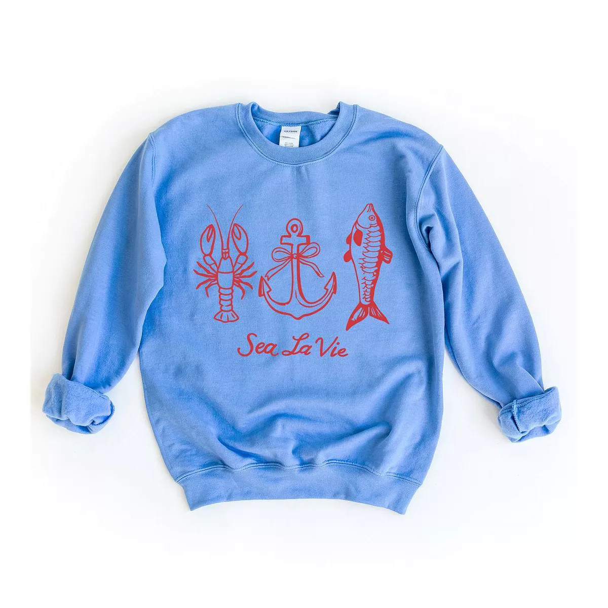 Simply Sage Market Women's Graphic Sweatshirt Sea La Vie 3 Across - S - Carolina | Target