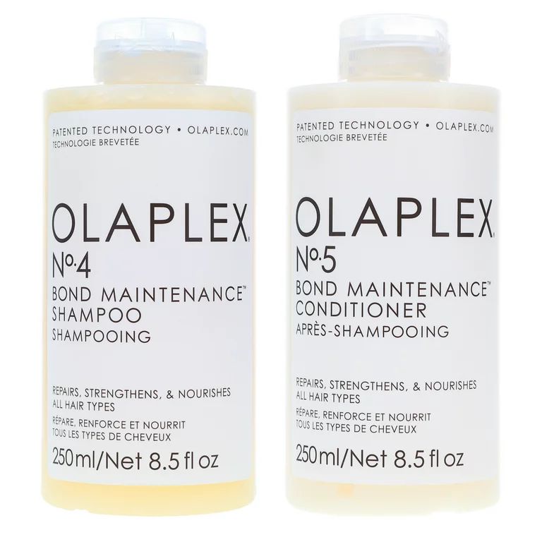 Olaplex No.4 Bond Maintenance Shampoo 8.5 oz & No.5 Conditioner 8.5 oz - COMBO Pack | Walmart (US)