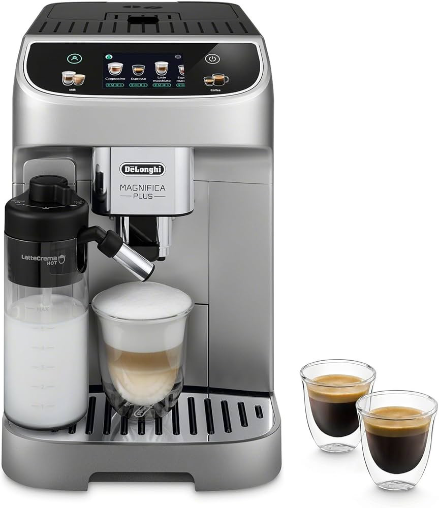 De'Longhi Magnifica Plus Fully Automatic Espresso Machine - Brew 18+ One Touch Coffee Recipes for... | Amazon (US)