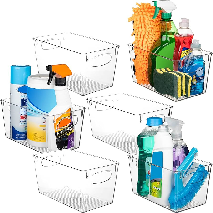 ClearSpace Clear Plastic Storage Bins – Perfect Kitchen Organization and Storage or Pantry Stor... | Amazon (US)