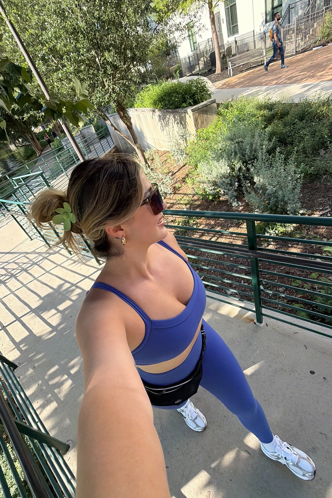 Top: size large 
Bottoms: size medium 

#LTKmorningroutine #LTKselfcare #LTKfitnessgoals