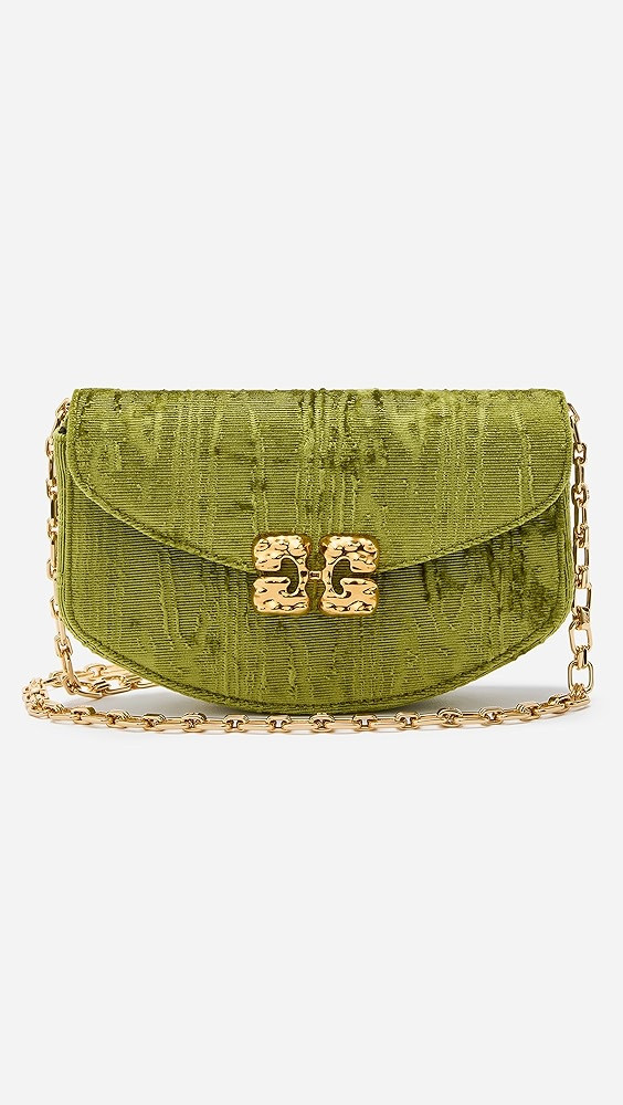 Lulu Wallet On Chain Velvet Moire | Shopbop