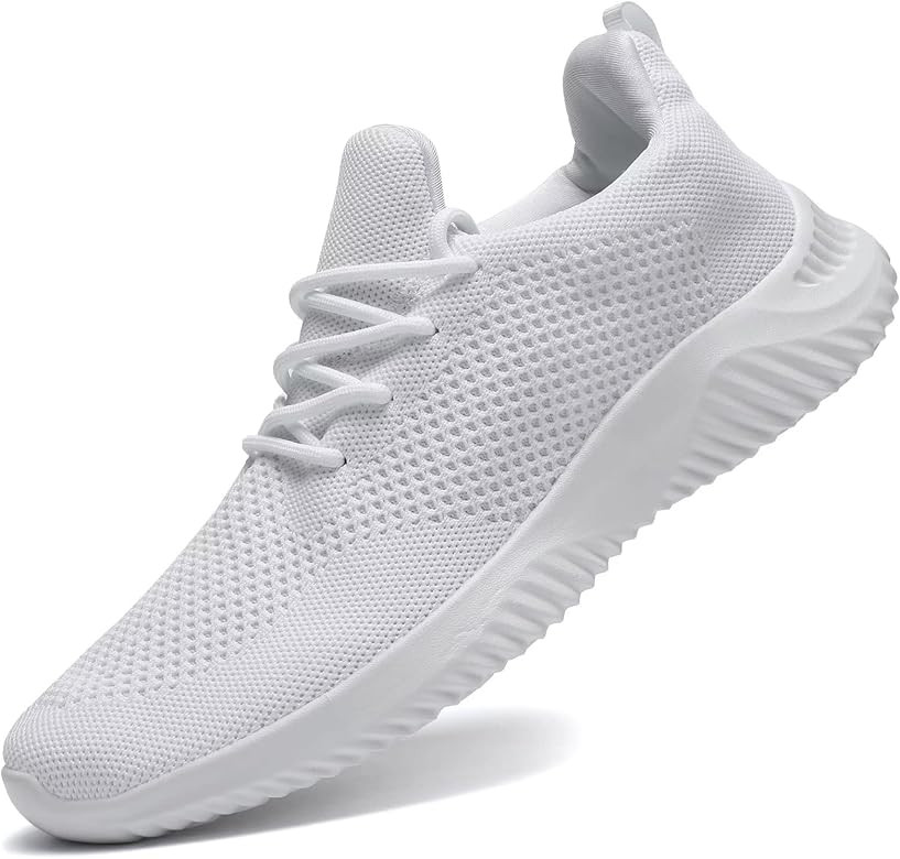 Men's Slip On Running Shoes Fashion Walking Sneakers Mesh Soft Sole Loafers Comfortable & Light-W... | Amazon (US)