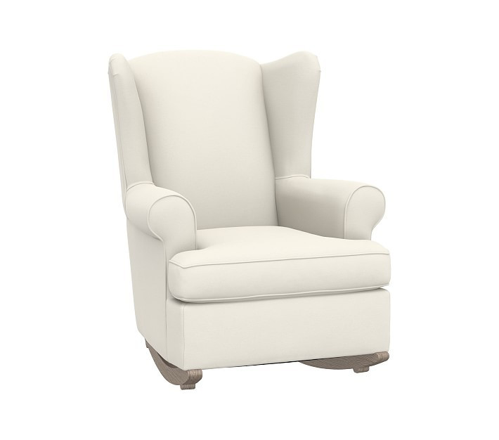 Wingback Convertible Rocking Chair & Ottoman | Pottery Barn Kids