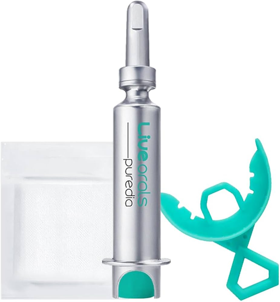 Live Orals PureDia Teeth Whitening Kit - Gel & Mouthpiece Set, Hydrogen Peroxide, Dentist Formula... | Amazon (US)