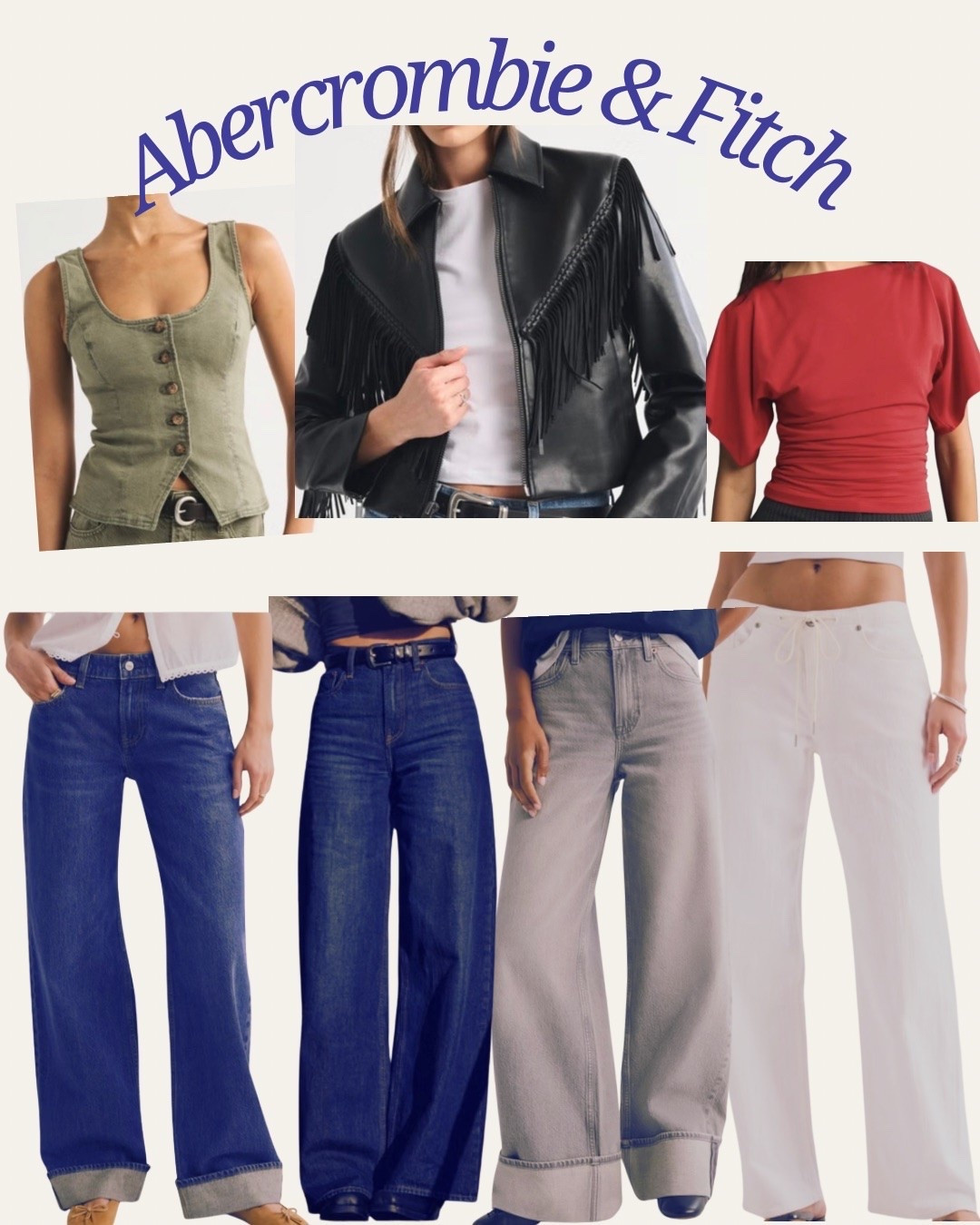 Abercrombie and Fitch SALE! 

#a&f #abercrombieandfitch #jeans #sale

#LTKSaleAlert #LTKMidsize #LTKTall
