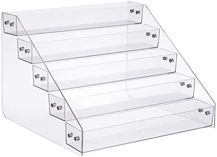 Kihor Tiered Spice Rack Acrylic, Spice Rack Shelf Seasoning Organizer for Countertop, Cabinet, Pa... | Amazon (US)