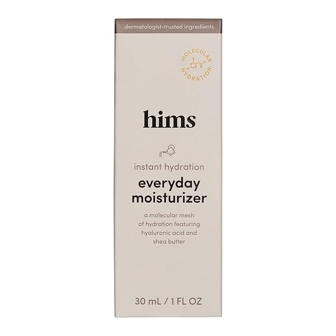 hims everyday moisturizer for men - Energize Skin, Lock in Hydration - Hyaluronic Acid, Shea Butt... | Amazon (US)
