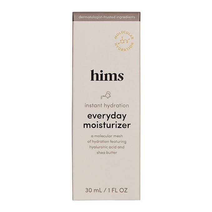 hims everyday moisturizer for men - Energize Skin, Lock in Hydration - Hyaluronic Acid, Shea Butt... | Amazon (US)