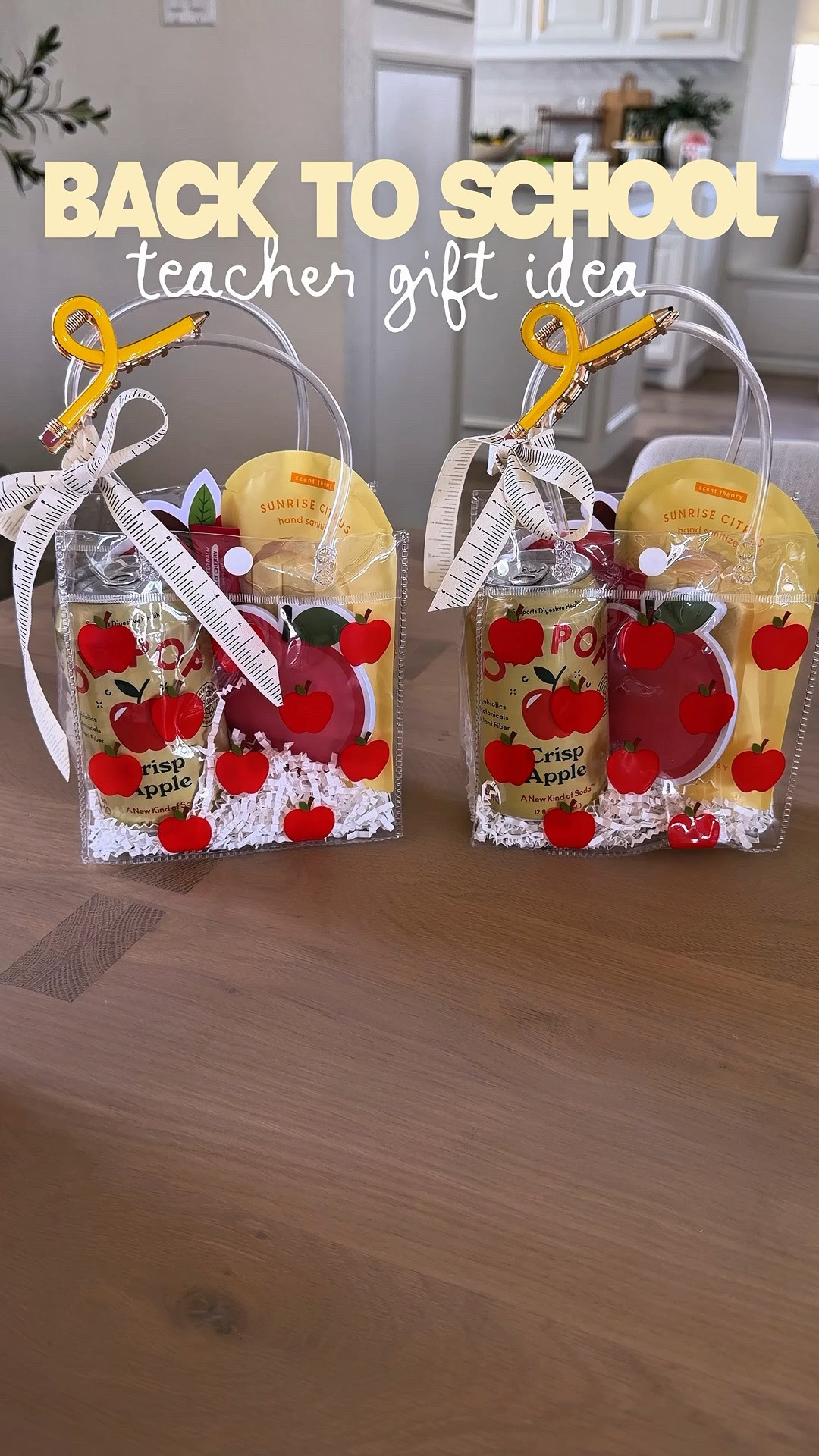 Back to school gift idea 🍎✨

found these apple bags on amazon and knew i had to make a gift with them… they basically do the work for you 😅

just added a few simple things inside + ribbon and it turned out SO cute

linked everything i used to put this together so you can easily recreate it for back to school

teacher gift • back to school • teacher appreciation • teacher gift ideas • classroom gifts • apple gifts • first day of school • teacher basket • back to school shopping

#LTKSeasonal #LTKKids #LTKmomlife