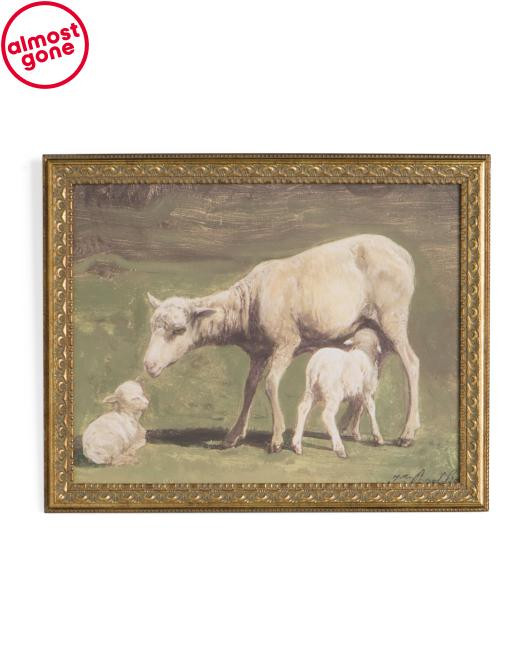 16x20 Lamb Ornate Framed Wall Art | TJ Maxx