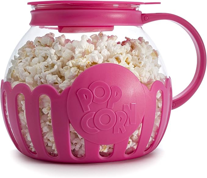 Amazon.com: Ecolution Patented Micro-Pop Microwave Popcorn Popper with Temperature Safe Glass, 3-... | Amazon (US)