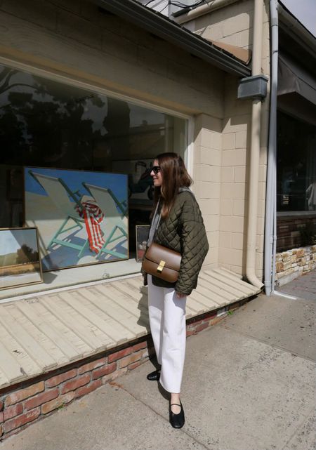 Outfit of the day — Linked my jacket in black and sweater in beige