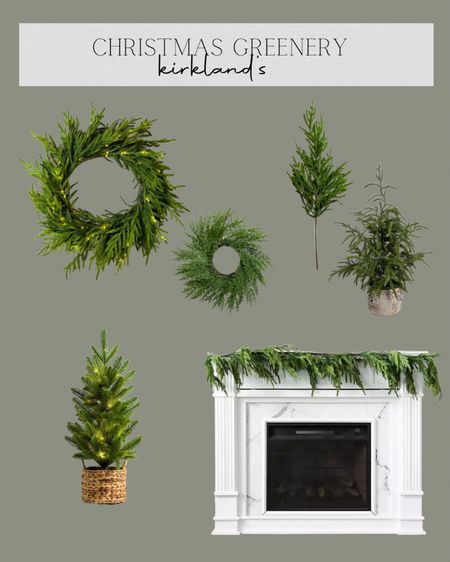 Christmas greenery from kikrlands. Including one of my all time favorite garlands that also comes in 15ft. Love the lighted wreath and the mini wreaths for the back of chairs or barstools. 

#LTKSeasonal #LTKhome #LTKHoliday