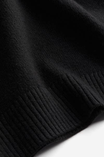 Oversized Mock-turtleneck Sweater - Black - Ladies | H&M US | H&M (US + CA)