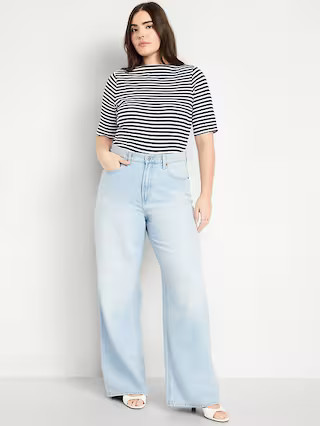 High-Waisted Baggy Wide-Leg Jeans | Old Navy (US)