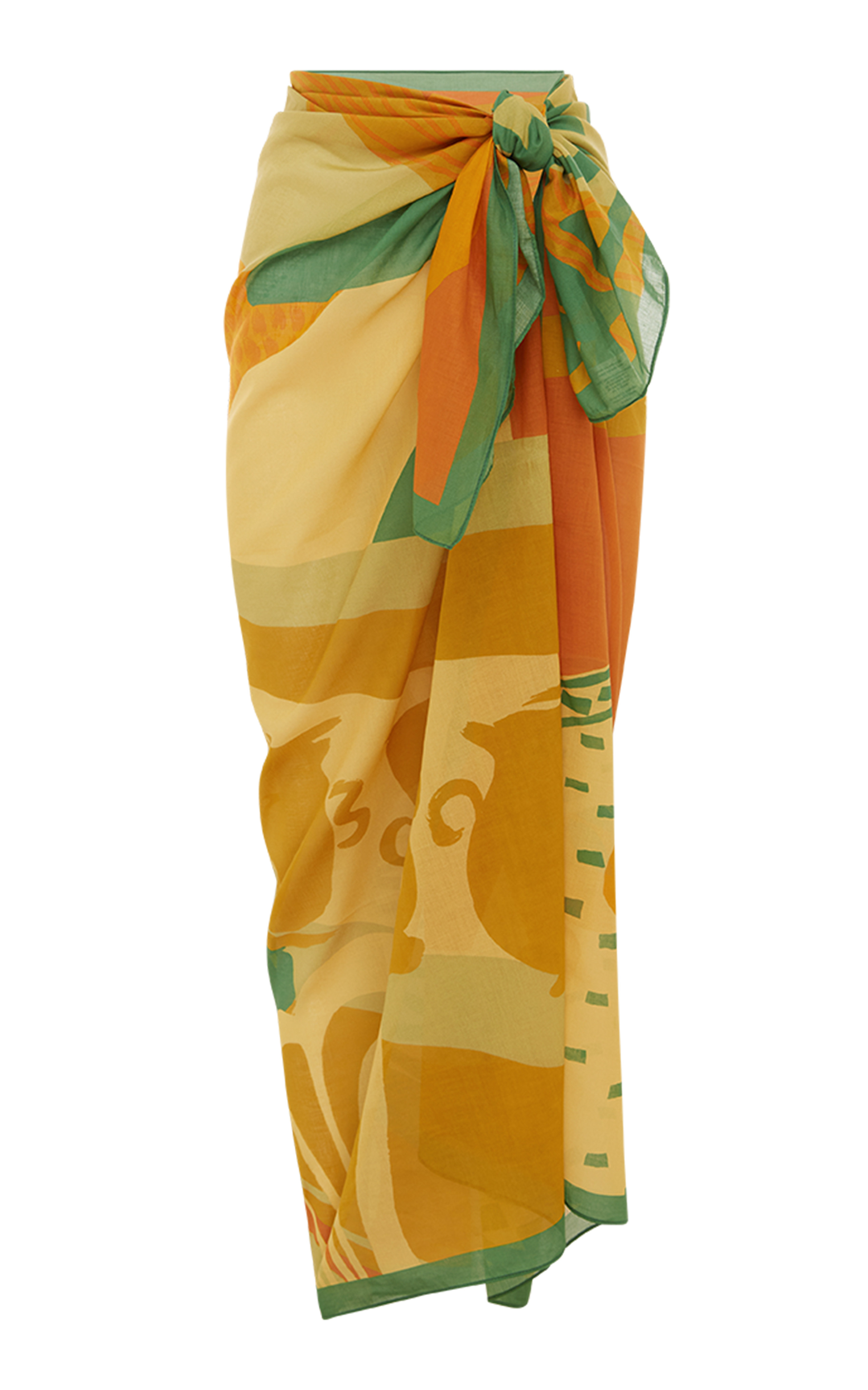 Printed Organic-Cotton Square Pareo | Moda Operandi (Global)