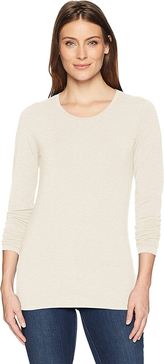 Amazon Essentials Women's Classic-Fit Long-Sleeve Crewneck T-Shirt (Available in Plus Size) | Amazon (US)