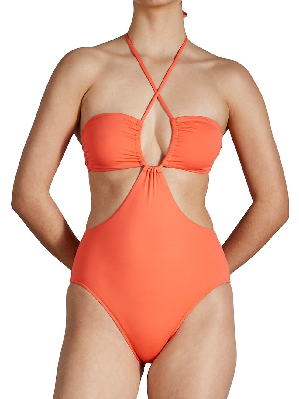 Corallium Alex Cut-Out One-Piece Swimsuit | Saks Fifth Avenue