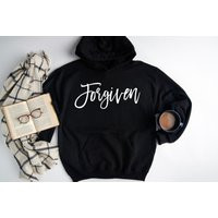 Forgiven Hoodie, Christian Hoodies, Apparel, Religious Clothing, Jesus Hoodie, Shirts, Grace Hoodie | Etsy (US)
