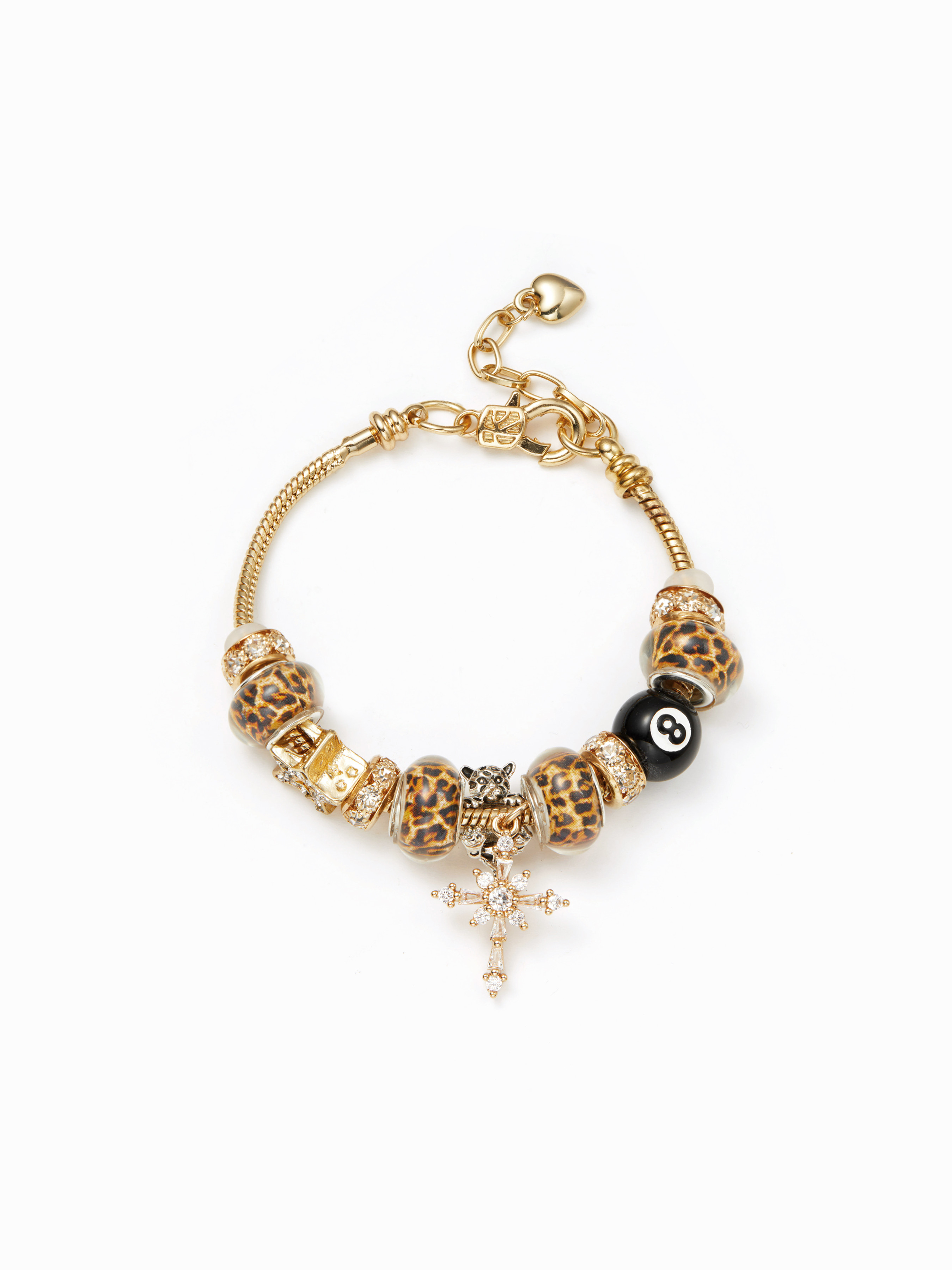 LEOPARD-PRINT BILLIARD BALL BRACELET For Daily Casual | Cider