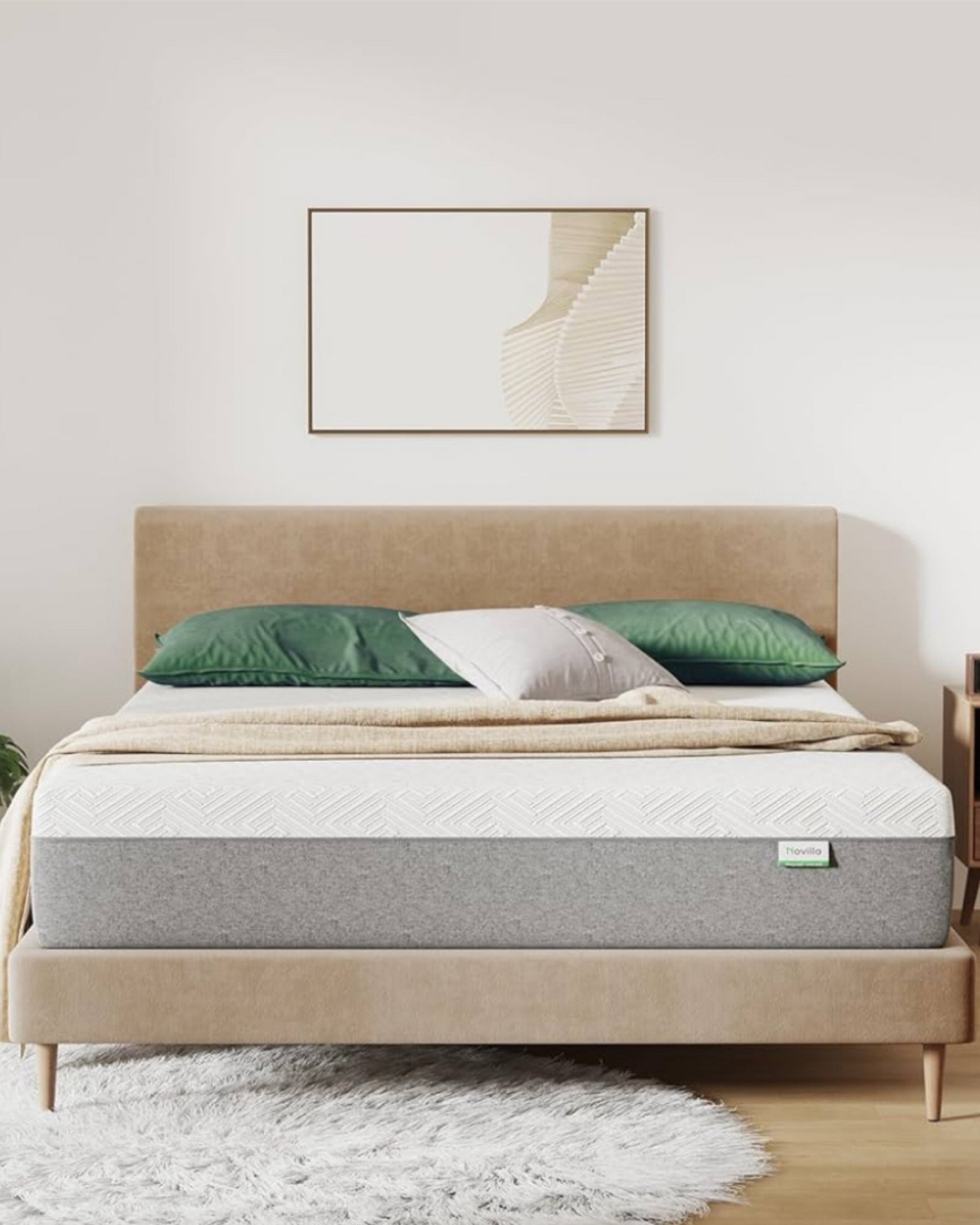 Bed. Fiberglass free bed. Eco friendly bed. Novilla Queen Mattress, 10 Inch Gel Memory Foam Mattress Queen for Cool Night Sleep & Pressure Relieving, Medium Plush Bed Mattress, Bliss. 

#LTKSaleAlert #LTKHome