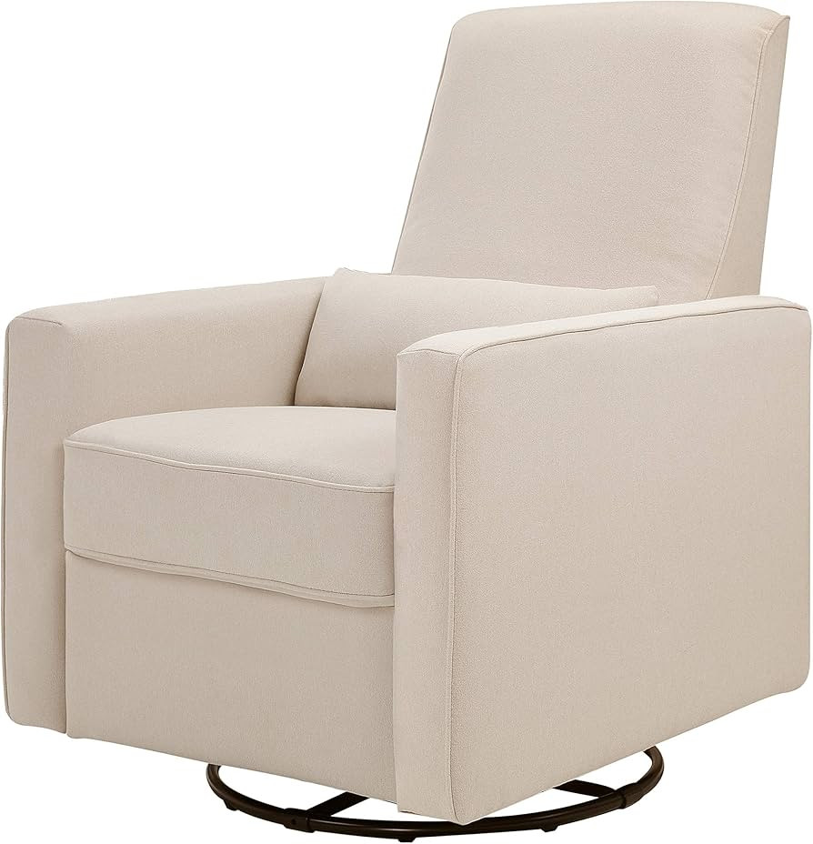 DaVinci Piper Upholstered Recliner and Swivel Glider in Cream, Greenguard Gold & CertiPUR-US Cert... | Amazon (US)