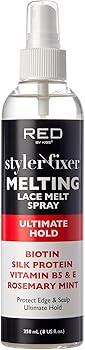 Red by Kiss Lace Melting and Holding Spray, Styler Fixer Strong Hair Adhesive for Wigs, Glueless ... | Amazon (US)