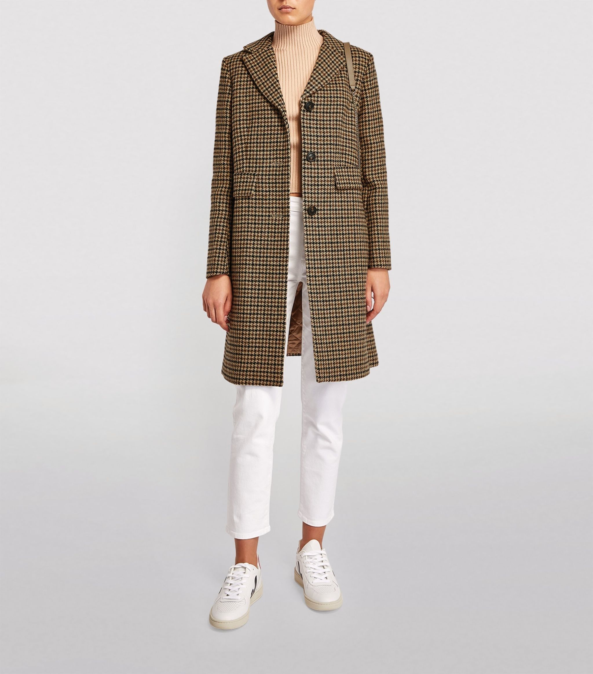 Wool Check Coat | Fall Outfit | Winter Coat | Harrods