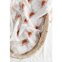 Sunburst Baby Swaddle Blanket. Boho Muslin Swaddle. Newborn Sun Sunshine | Etsy (US)
