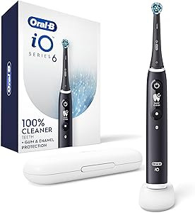 Oral-B iO Series 6 Electric Toothbrush with (1) Brush Head, Black Lava | Amazon (US)