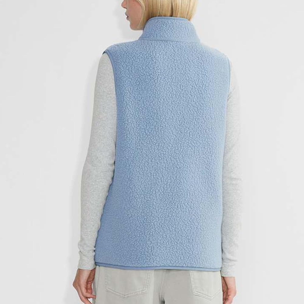 Hixiaohe Sherpa Fleece Vest for Women Trendy Warm Sleeveless Vests Jacket Lightweight Zip Coats w... | Amazon (US)