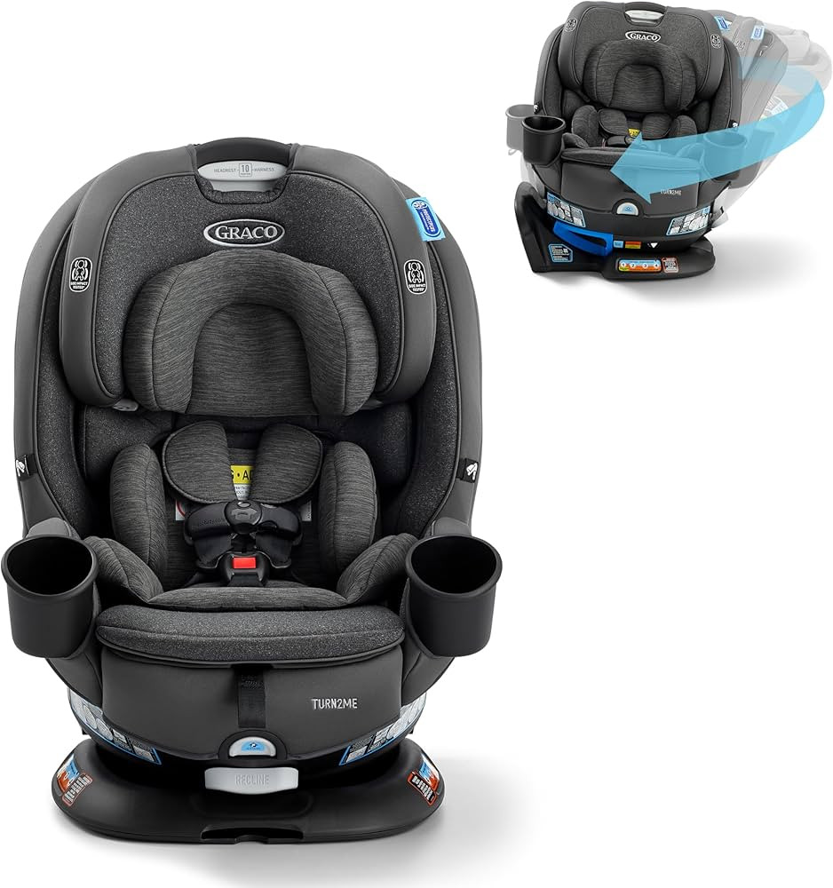 Graco Turn2Me 3-in-1 Rotating Convertible Car Seat, Manchester, Featuring Headrest and Harness Ad... | Amazon (US)