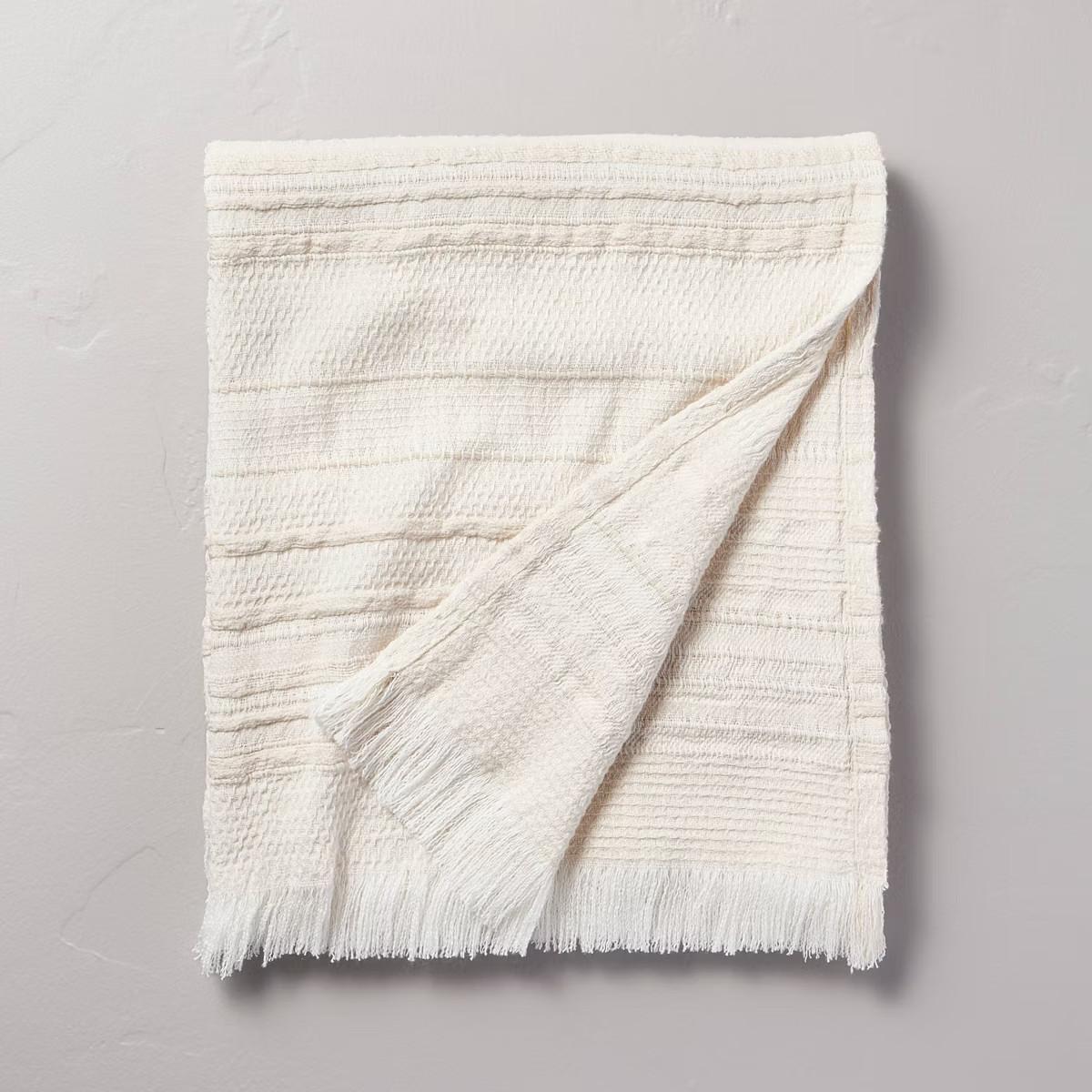 Textured Rib Stripe Dobby Throw Blanket - Hearth & Hand™ with Magnolia | Target