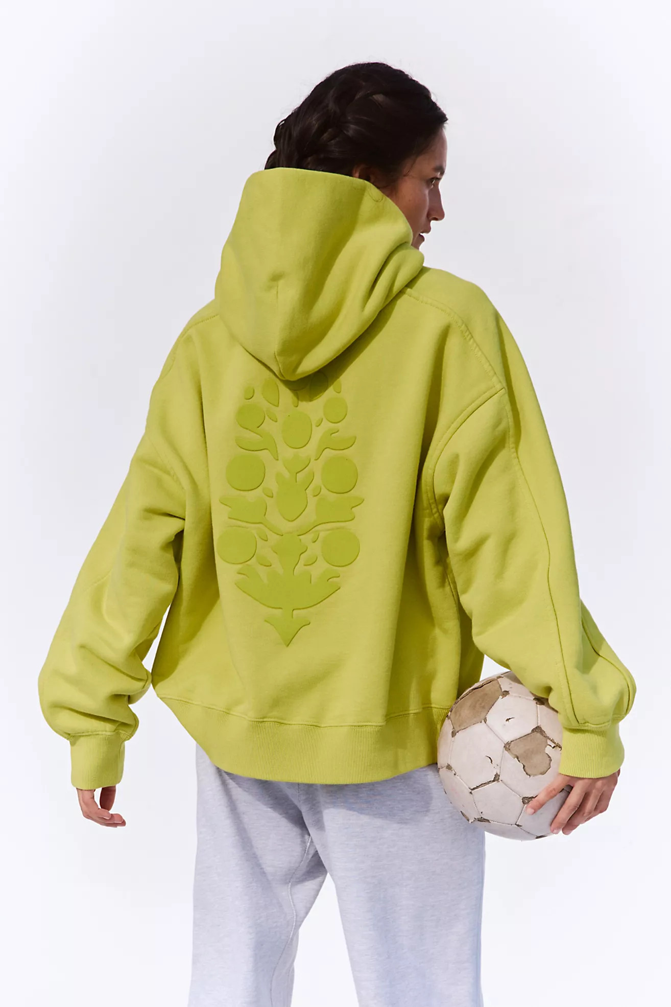 A Cut Above Flocked Buti Logo Hoodie | Free People (Global - UK&FR Excluded)