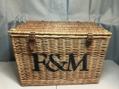 fortnum and mason large hamper basket. 56cm-39cm-39cm  | eBay | eBay US