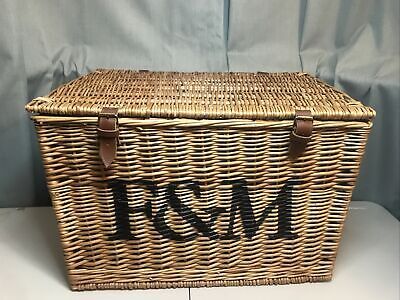 fortnum and mason large hamper basket. 56cm-39cm-39cm  | eBay | eBay US