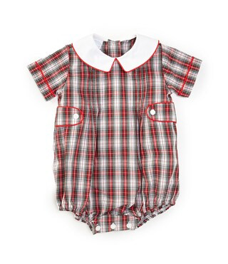 Edgehill Collection Baby Boys Newborn-9 Months Collared Neckline Short Sleeve Christmas Bubble | ... | Dillard's