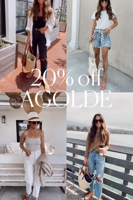 20% off some of my go-to AGOLDE jeans with code FRESH 
90’s pinch waist, I took my regular size; as they stretch 
90’s loose fit go down 2 sizes as they run very loose. 

#LTKSeasonal #LTKsalealert