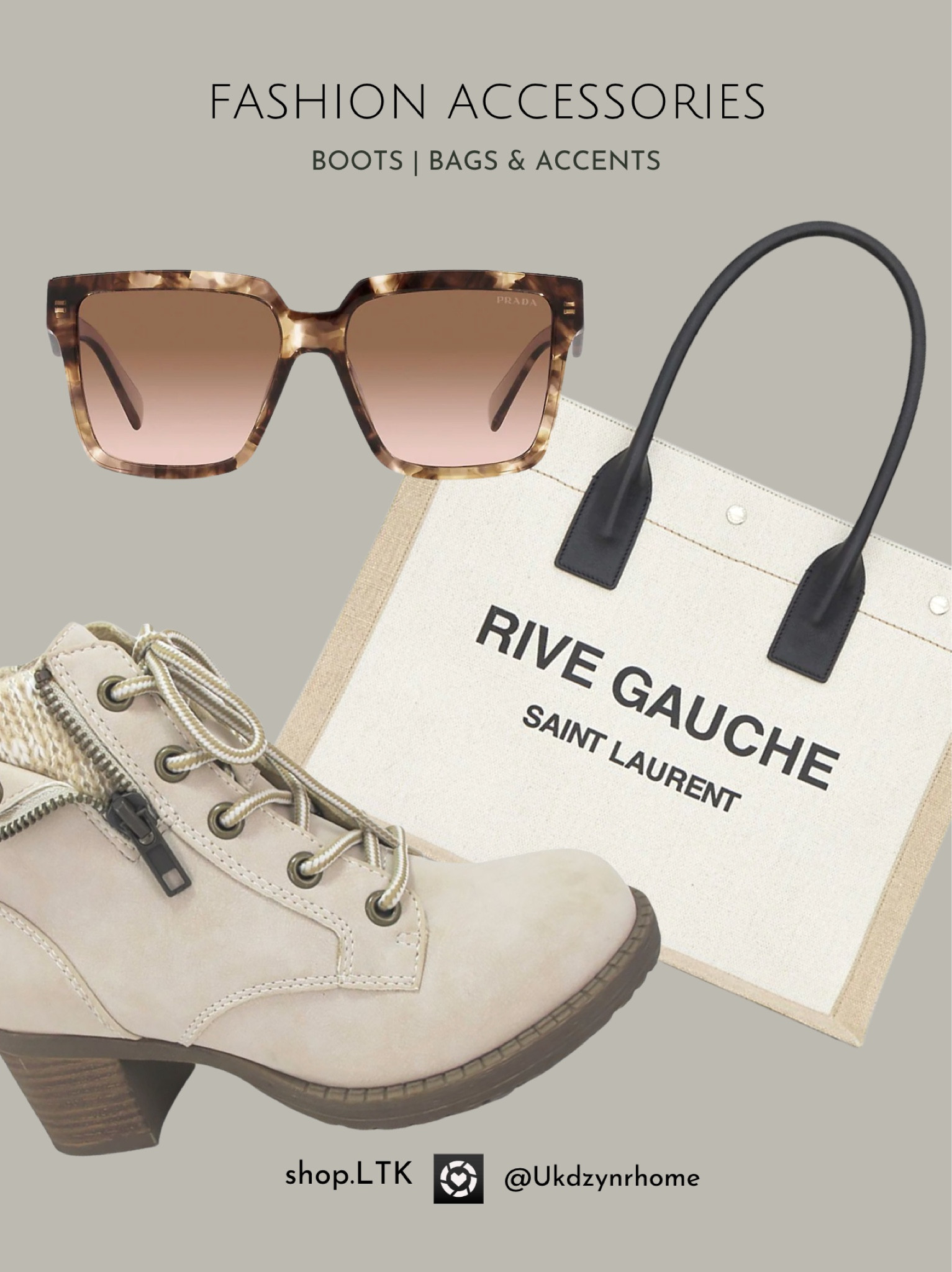 Boots Bags & Accents

Sunglasses
Ankle boots
Tote bags

#LTKstyletip #LTKFind #LTKBacktoSchool