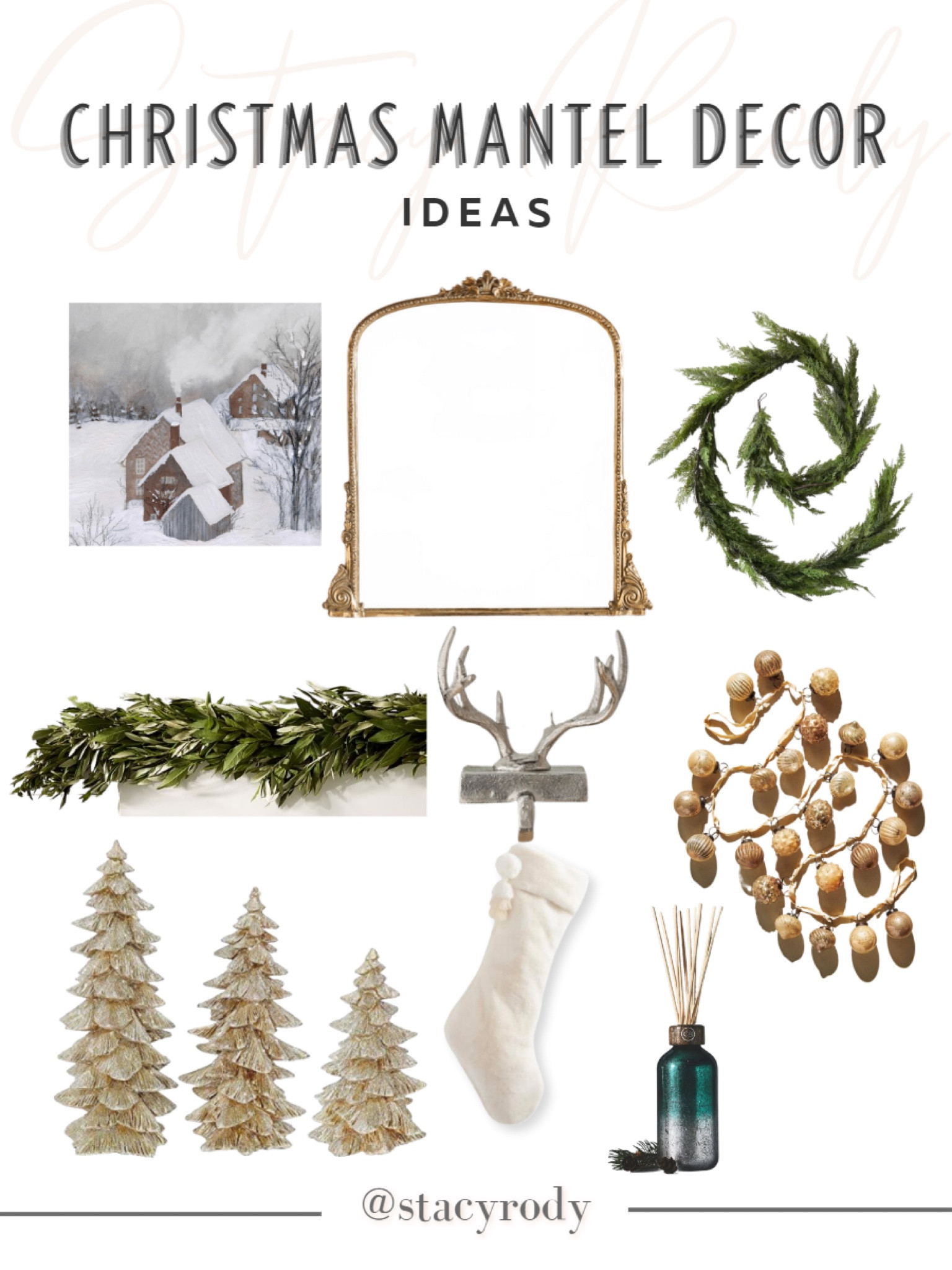 Christmas mantle decor. The best faux cedar garland, ornament garland and more 

#LTKhome #LTKHoliday #LTKstyletip
