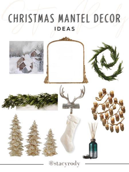 Christmas mantle decor. The best faux cedar garland, ornament garland and more 

#LTKhome #LTKHoliday #LTKstyletip