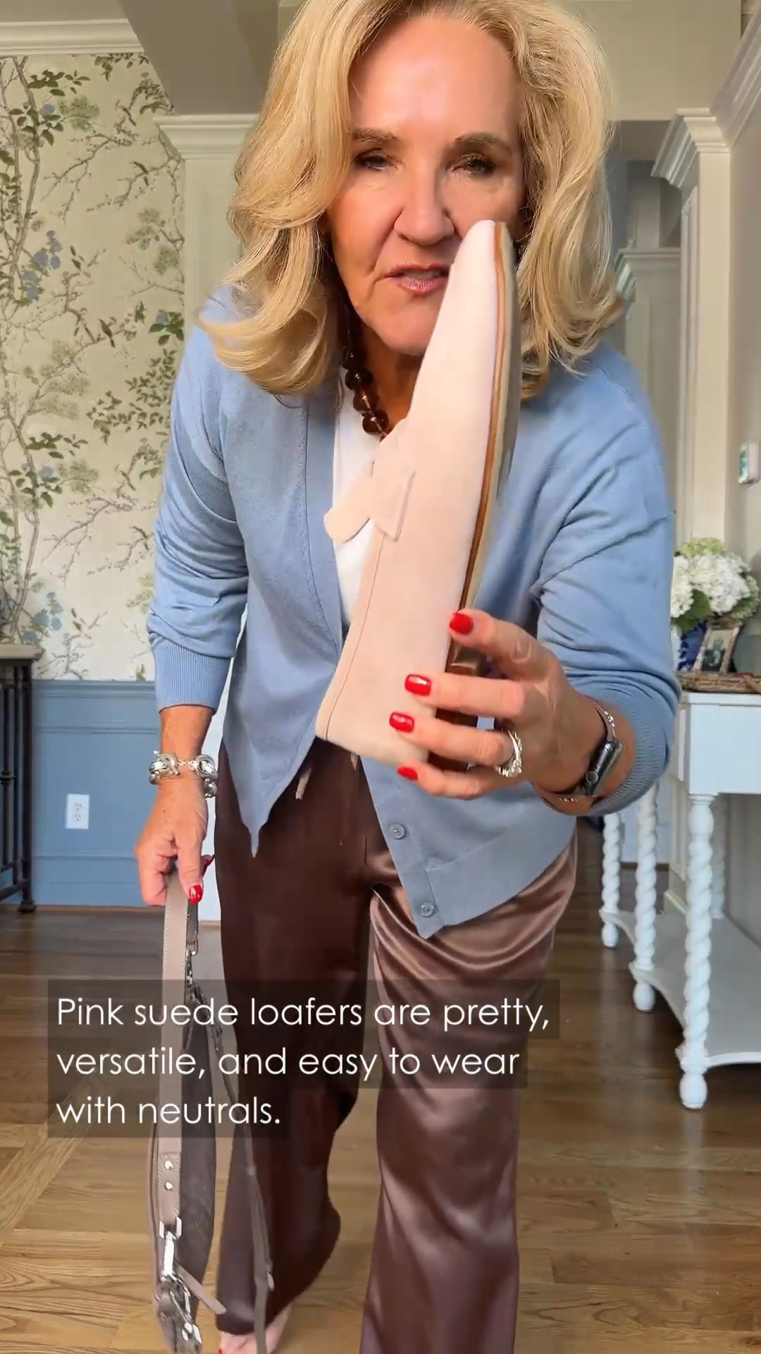 These Italian suede penny loafers are such a pretty way to add a little color to a neutral outfit. The pink feels unexpected, but they’re still easy enough to wear with so many things.

#LTKootd #LTKgrwm #LTKOver40