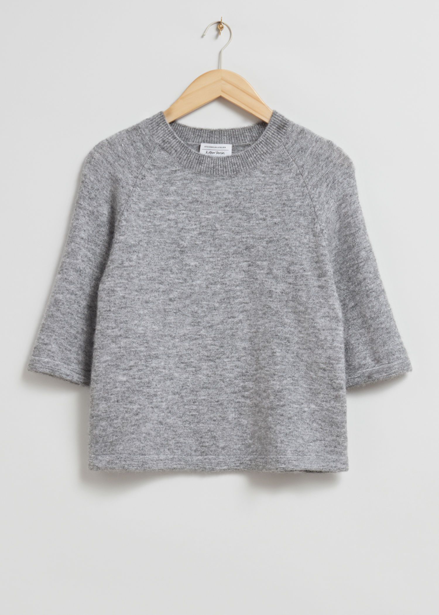 Boxy Alpaca Knit T-Shirt | & Other Stories (EU + UK)