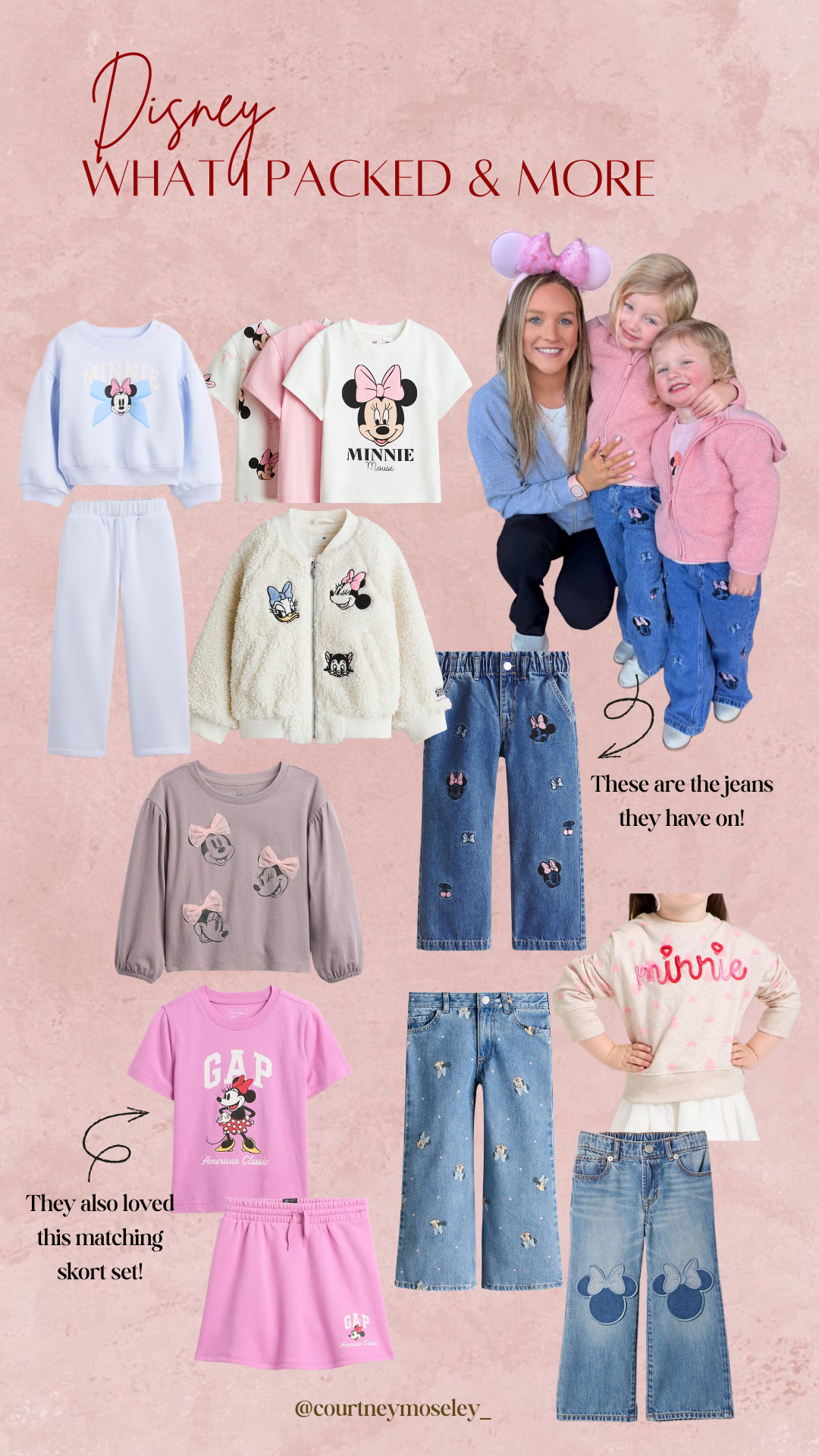 The girls love them some Minnie Mouse outfits!  

 #LTKootd #LTKTravel #LTKKids