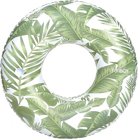 FUNBOY Giant Inflatable Tropical Tube Float, Luxury Raft for Summer Pool Parties and Entertainmen... | Amazon (US)